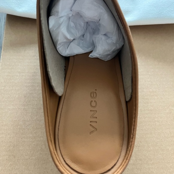 Vince Benita Women's Mules Genuine Leather Size 7 M NWT - Picture 8 of 9